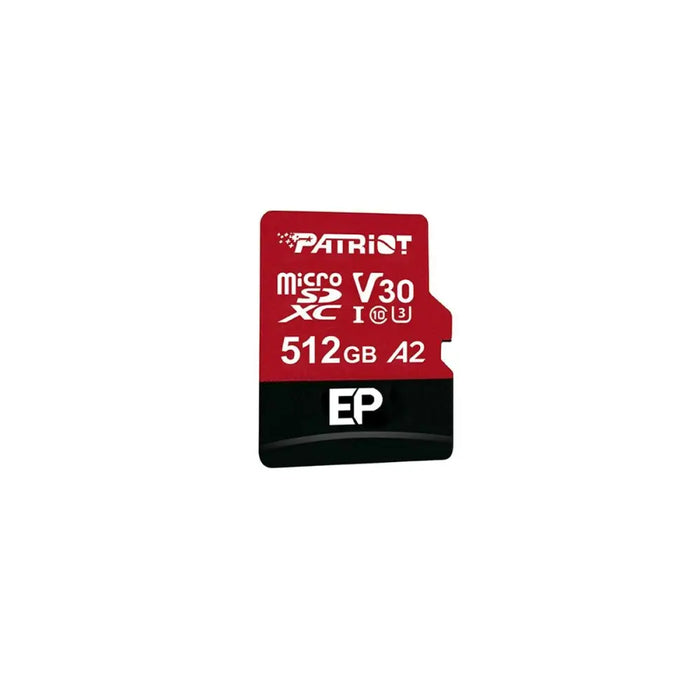 Micro SD Memory Card with Adaptor Patriot Memory PEF512GEP32MCX 512 GB - Карти с памет<<<Компютър Мрежи и