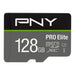 Micro SD Memory Card with Adaptor PNY P-SDU128V31100PRO-GE Pro Elite C10 128 GB - Компютър Мрежи и