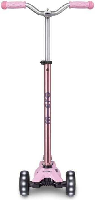 Children's scooter Micro - Maxi Deluxe Pro LED, Rose