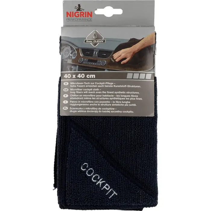 MICROFIBER TOWEL FOR DASHBOARD 40X40 CM NIGRIN - Вътрешно поддържане<<<Автокозметика и поддръжка<<<Авто и