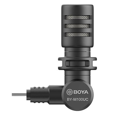 Microphone BOYA BY-M100UC compact - Микрофони<<<Компютърна периферия<<<ValiAPI