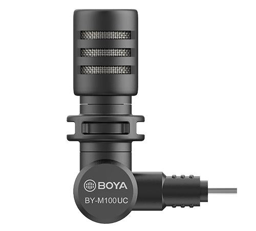 Microphone BOYA BY-M100UC compact - Микрофони<<<Компютърна периферия<<<ValiAPI