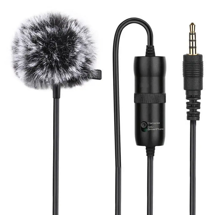 Microphone with a clip PULUZ 3.5mm Jack 6m - Lavalier<<<Microphones<<<Audio<<<InnproXML