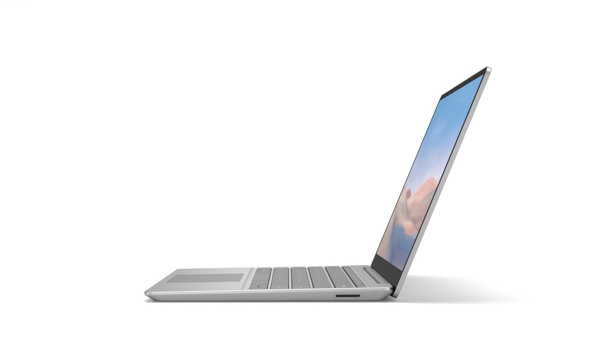 Microsoft Surface Laptop Go Intel® Core™ i5 i5-1035G1 31.6 cm (12.4") Touchscreen 8 GB LPDDR4x-SDRAM 256 GB SSD Wi-Fi 6 (802.11ax) Windows 10 Pro Platinum