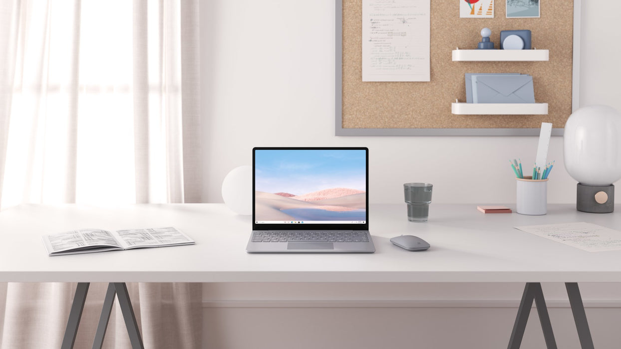 Microsoft Surface Laptop Go Intel® Core™ i5 i5-1035G1 31.6 cm (12.4") Touchscreen 8 GB LPDDR4x-SDRAM 256 GB SSD Wi-Fi 6 (802.11ax) Windows 10 Pro Platinum