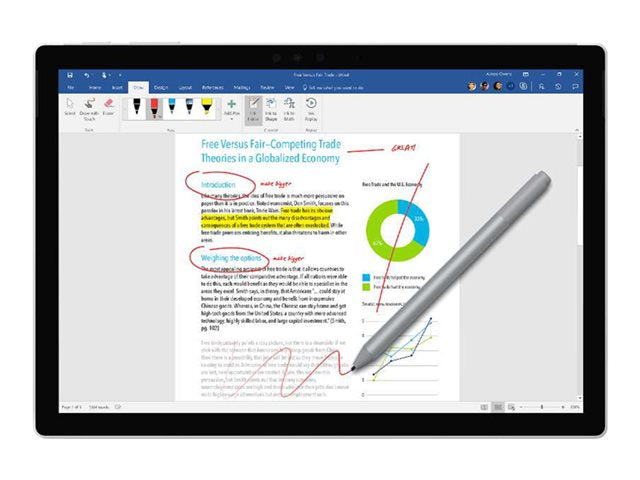 MS Surface Pro Pen V4 Commercial SC Hardware Silver (IT)(PL)(PT)(ES)