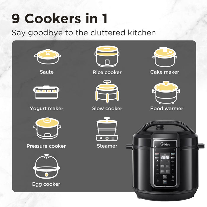 MULTICOOKER MIDEA MPC802SAMK 7.60 L