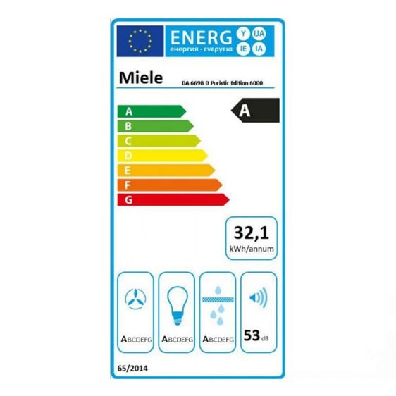 Hood MIELE DA 6698 W OBSW