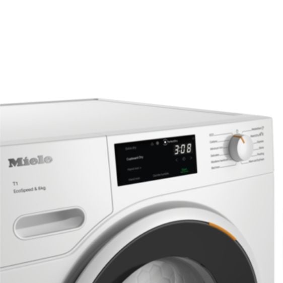 Dryer MIELE TWC640WP EcoSpeed&8kg, Heat pump, EcoDry, Miele@home
