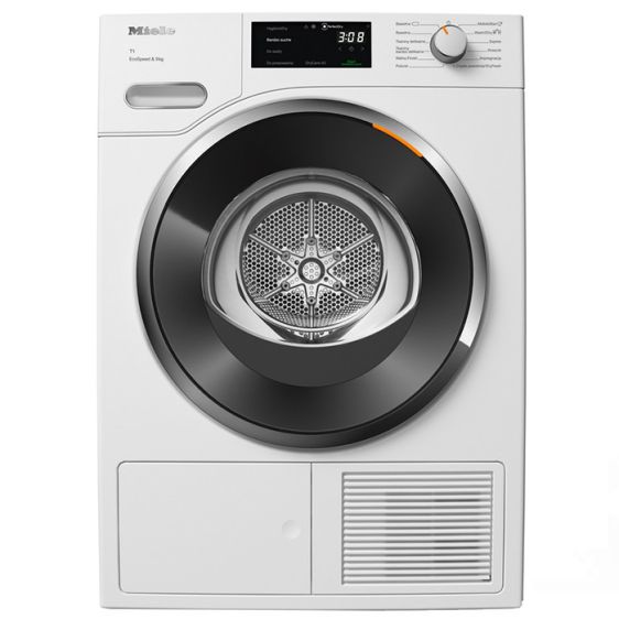 Dryer MIELE TWH780WP EcoSpeed&9kg, Heat pump, EcoDry, Miele@home