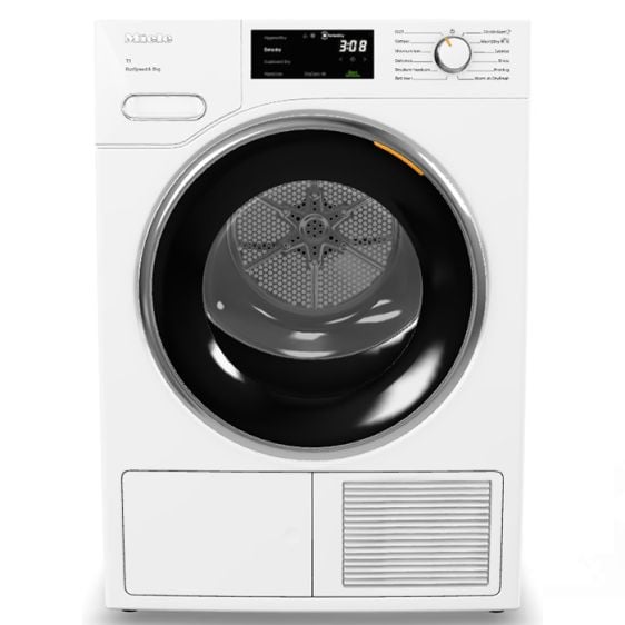 Dryer MIELE TWH780WP EcoSpeed&9kg, Heat pump, EcoDry, Miele@home