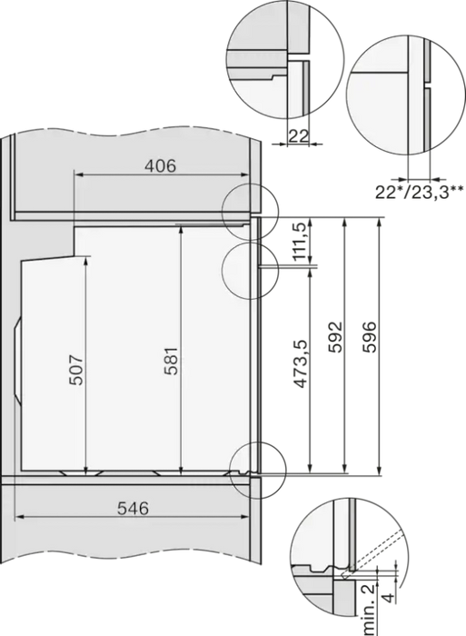 Built-in oven MIELE H2861-1BP D EDST/CLST 125 Edition, 76, A+, Electronic, Pyrolysis