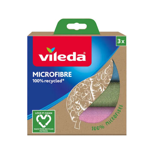 МИКРОФИБЪРНА КЪРПА 3 БР RECYCLED VILEDA - Продукти за почистване<<<Домашни потреби<<<Кухня<<<Praktiker&&&Други продукти
