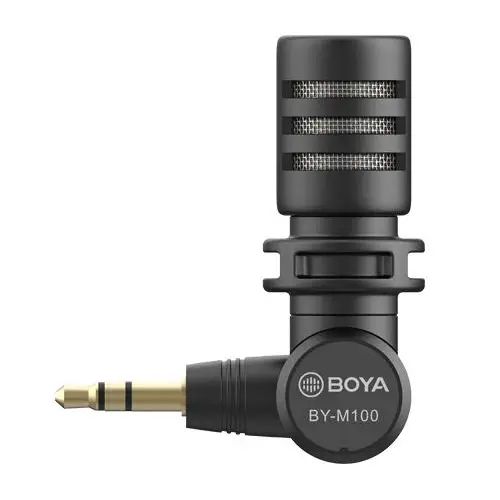 Микрофон BOYA BY-M100 компактен - Микрофони<<<Компютърна периферия<<<ValiAPI