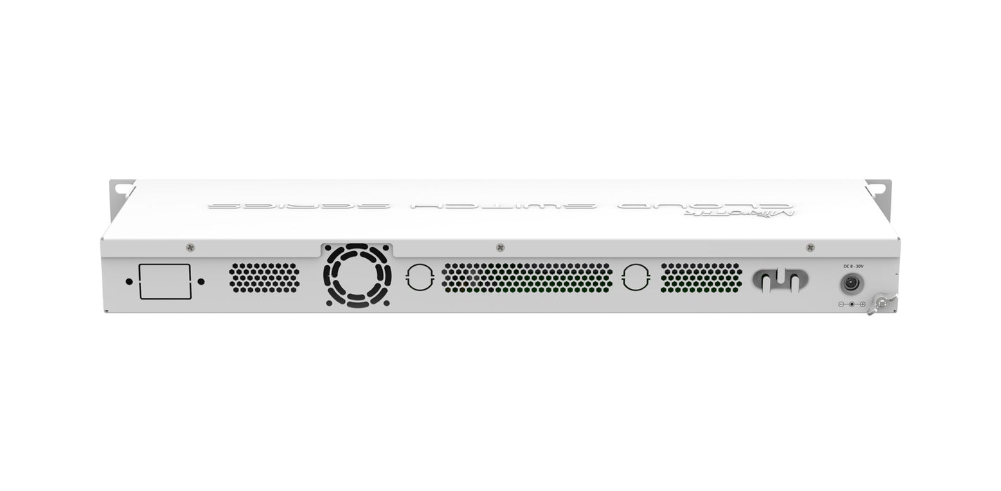 Switch MikroTik 326-24G-2S+RM 24 x Gigabit Ethernet ports, 10/100/1000Mbps, 2x SFP+ cages, installation in a cabinet