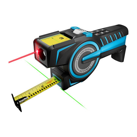 Mileseey DTX 10 Laser Distance Measurer with a 100-meter measuring tape