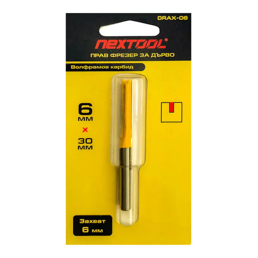 MILLER 6 MM STRAIGHT NEXTOOL Drax-06 - Фрезери<<<Консумативи за електроинструменти<<<Инструменти и железария<<<Praktiker
