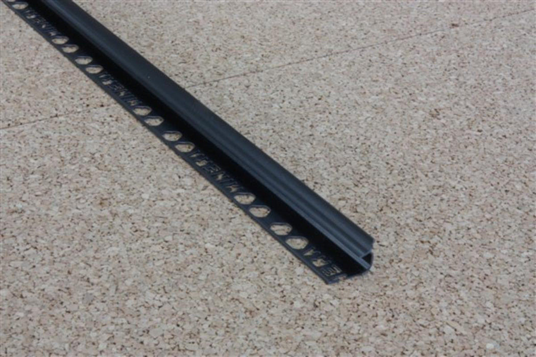 INTERNAL CORNER TILE 2.5M BLACK
