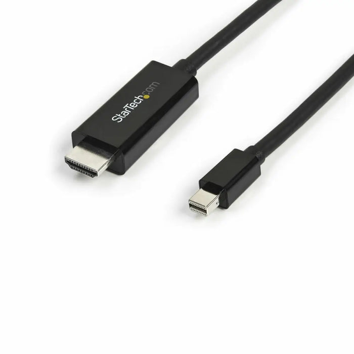 Mini DisplayPort to HDMI Adapter Startech MDP2HDMM3MB 3 m Black - Компютър Кабели и адаптери<<<Компютри|