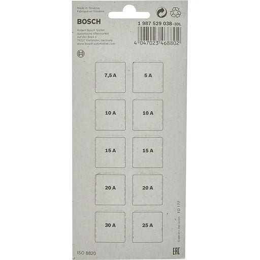 MINI FUSES MIX 10 BOSCH - Авто предпазители<<<Ел. принадлежности<<<Авто и вело<<<Praktiker