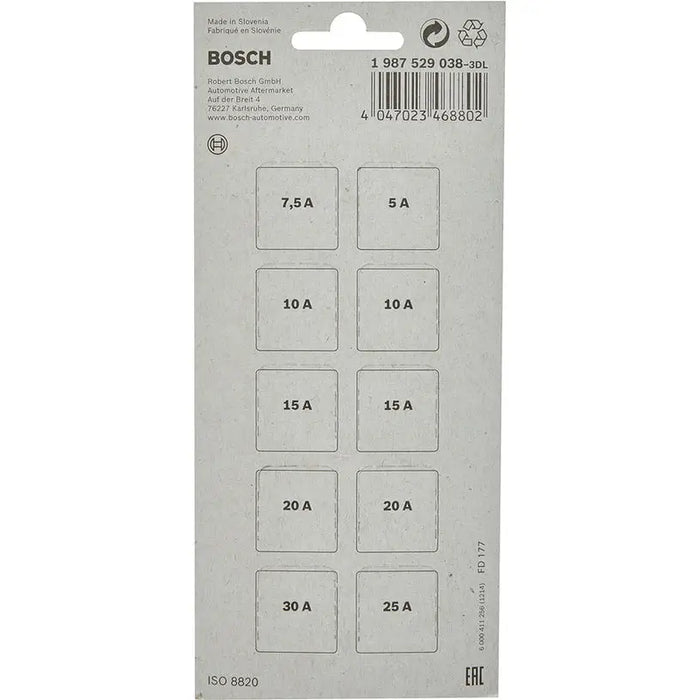 MINI FUSES MIX 10 BOSCH - Авто предпазители<<<Ел. принадлежности<<<Авто и вело<<<Praktiker