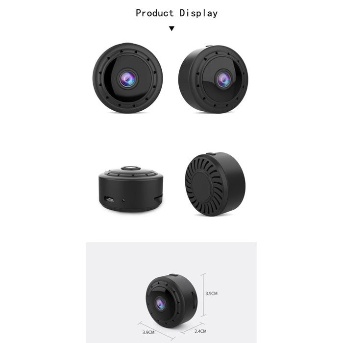 Mini camera 1080P Wifi IP infrared, night vision, motion sensor, SD card