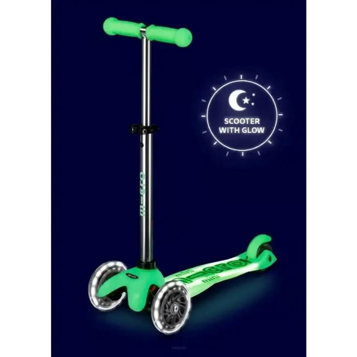 Mini Micro Deluxe Glow LED Plus Icy Lime scooter - Traditional scooters (for children)SRE-HUL<<<(Games and toys) Sports