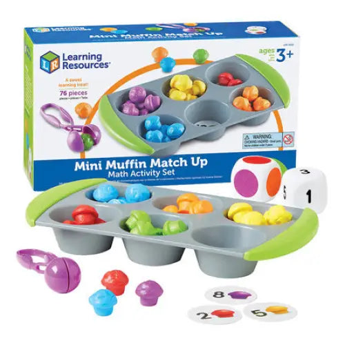 Mini Muffin Match Up Math Activity Set Learning Resources LER 5556 - Educational and interactive<<<Toys<<<InnproXML
