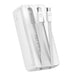 Mini power bank with built-in cables Joyroom JR-PBC06 30W 10000mAh - white - Powerbanks<<<HurtelXML