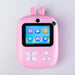 Mini Thermal Printer for Kids with Camera and Camcorder - Pink - Photo accessories<<<HurtelXML