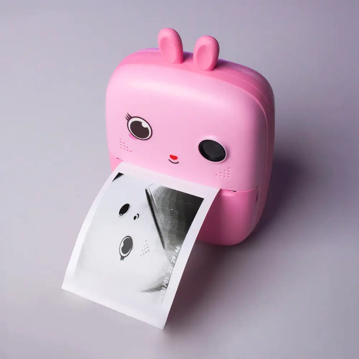 Mini Thermal Printer for Kids with Camera and Camcorder - Pink - Photo accessories<<<HurtelXML