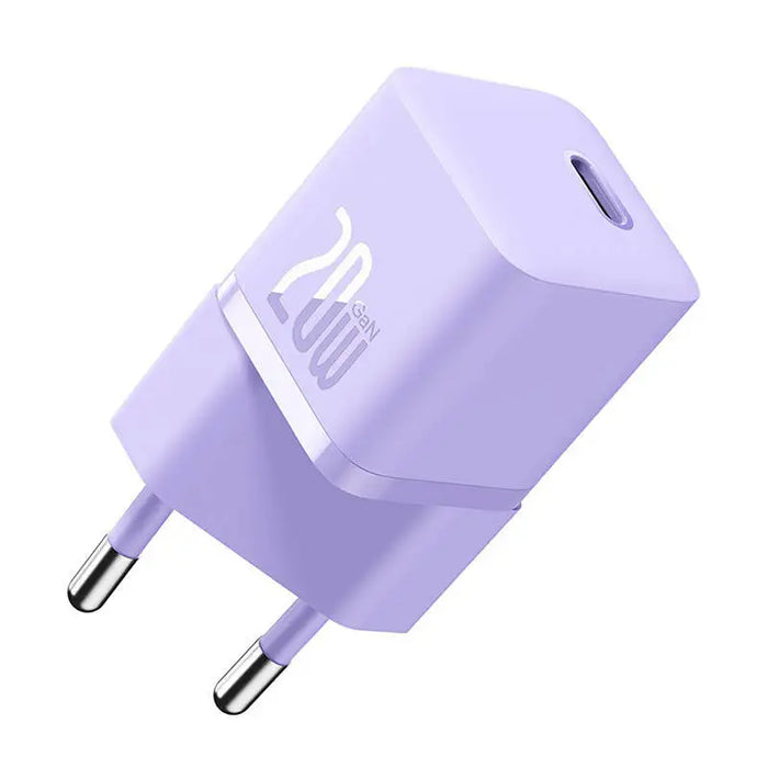 Mini wall charger Baseus GaN5 20W (purple) - mains chargers<<<Chargers<<<GSM Accessories<<<InnproXML