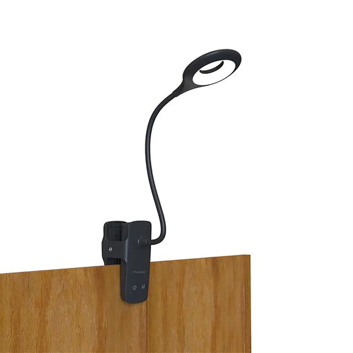 Mini Wozinsky Wireless LED Reading Lamp with Clip + USB-C Cable - Black - Table lamps<<<HurtelXML