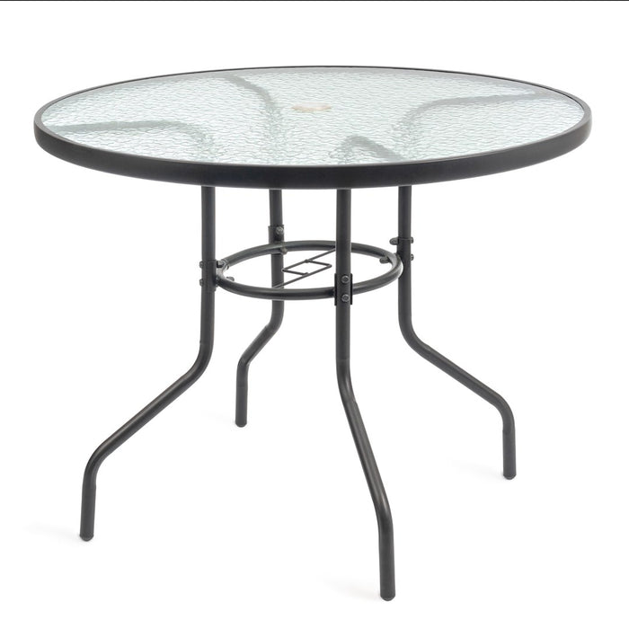 Garden table with glass top JUPITER 90cm