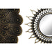 Mirror Set DKD Home Decor Crystal Golden PP 2 Units (35 x 2 x 35 cm) - Декорация и Осветление<<<Дом
