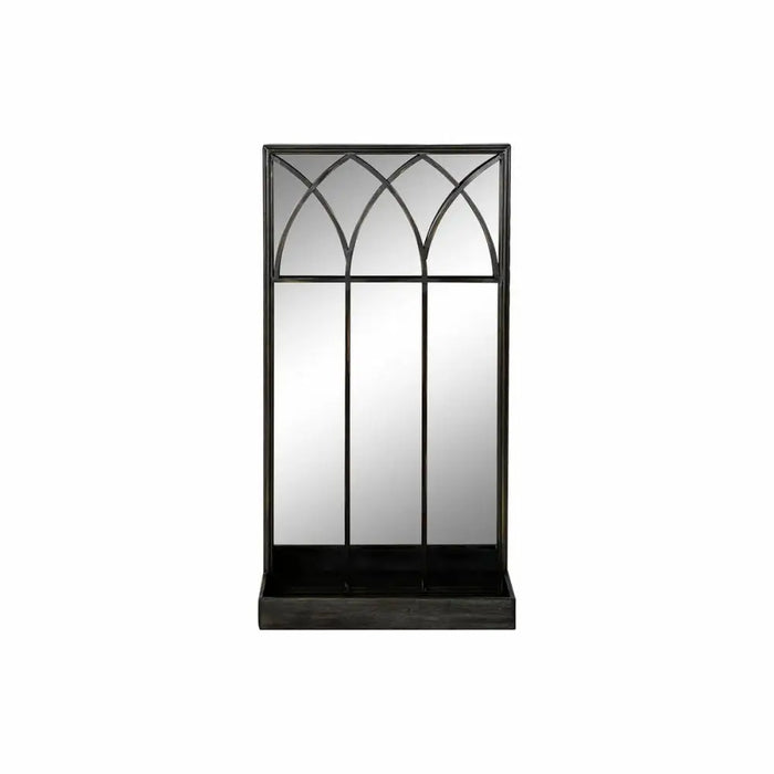 Mirror with Mounting Bracket DKD Home Decor Black Metal Mirror 40 x 12 x 80 cm - Декорация и Осветление<<<Дом