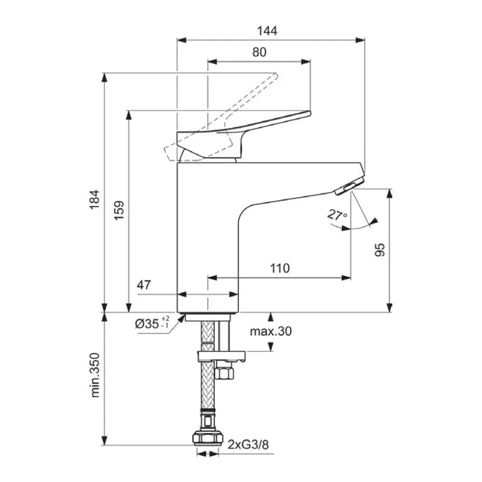 MIXER IDEALSTANDARD DOREA - Смесители<<<Смесители и душове<<<Баня<<<Praktiker