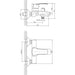 MIXER INTER CERAMIC QUADRAT - Смесители<<<Смесители и душове<<<Баня<<<Praktiker&&&Единични смесители<<<Смесители и