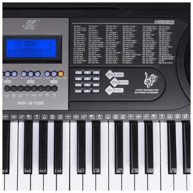 MK 2106 - keyboard with microphone for learning to play designed for children
