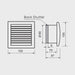 MMOTORS JSC MM 100 BATHROOM FAN - Вентилатори за баня<<<Вентилатори за баня и аксесоари<<<Баня<<<Praktiker&&&За