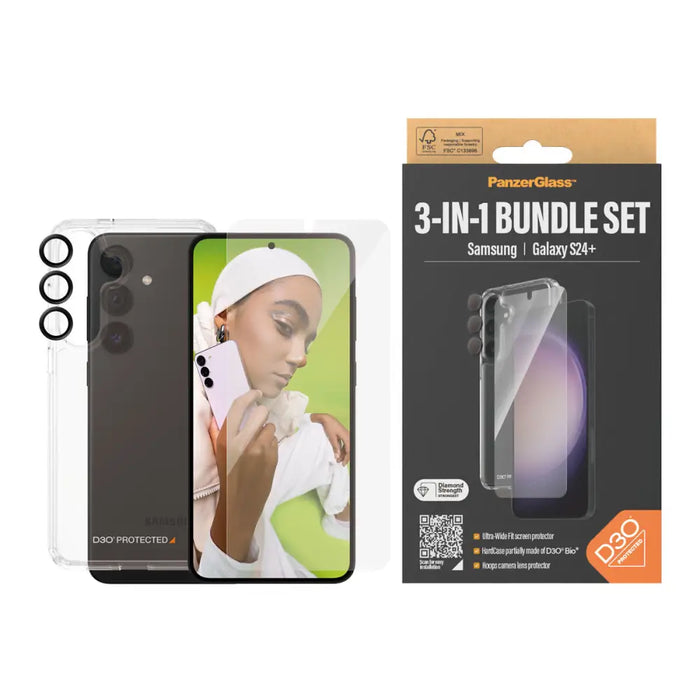 Mobile cover Panzer Glass B1211 + 7351 Transparent Galaxy S24 Plus - Електроника Телефони и таблети<<<Компютри|