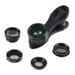 Mobile lens kit APEXEL APL-DG5H 5 in 1 universal (black) - Phone lenses<<<Accessories<<<Photo and cameras<<<InnproXML