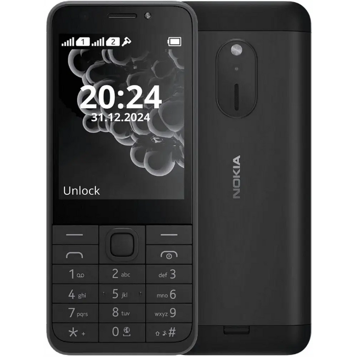 Mobile phone Nokia 230 Dual Sim 2025 Black - Мобилни телефони<<<Телефони и таблети<<<TechMart