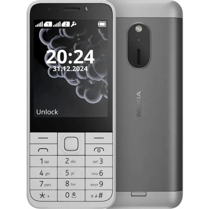 Mobile phone Nokia 230 Dual Sim 2025 White - Мобилни телефони<<<Телефони и таблети<<<TechMart