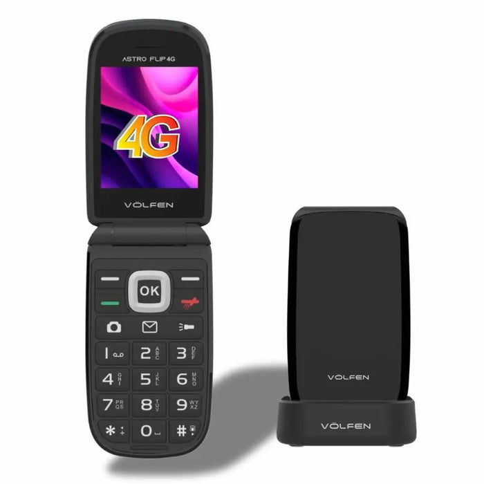 Mobile telephone for older adults Volfen ASTRO FLIP Black 48 MB 2,8’’ 4G - Електроника Телефони и таблети<<<Компютри|
