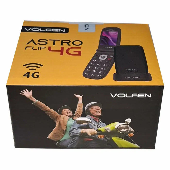 Mobile telephone for older adults Volfen ASTRO FLIP Black 48 MB 2,8’’ 4G - Електроника Телефони и таблети<<<Компютри|