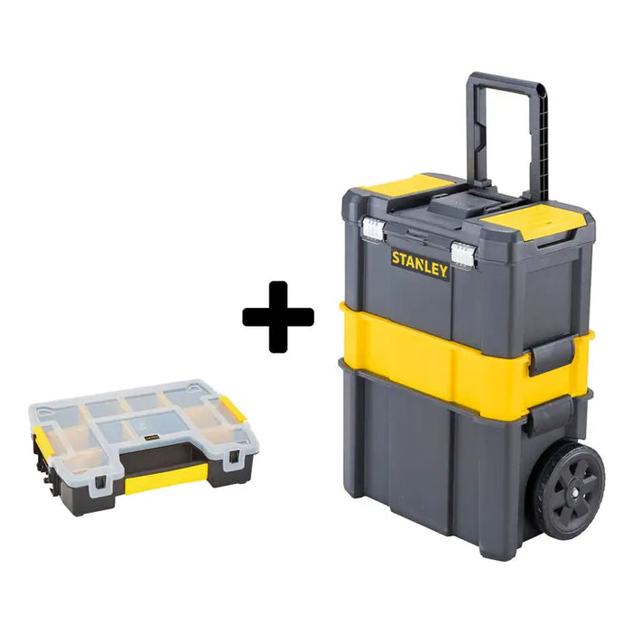 MOBILE TOOL CASE 2 PIECES STANLEY STST1-81320 - Куфари за инструменти<<<Съхранение и организиране<<<Инструменти и