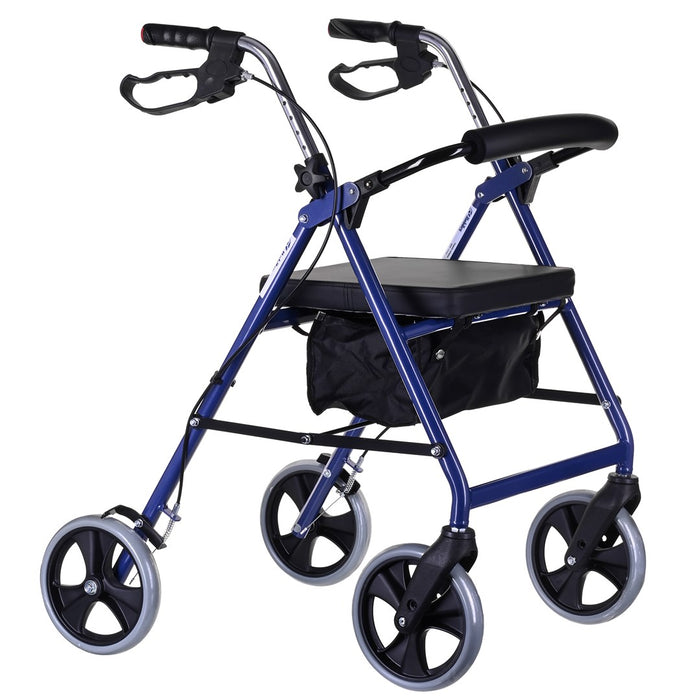 Four-wheel rehabilitation stand