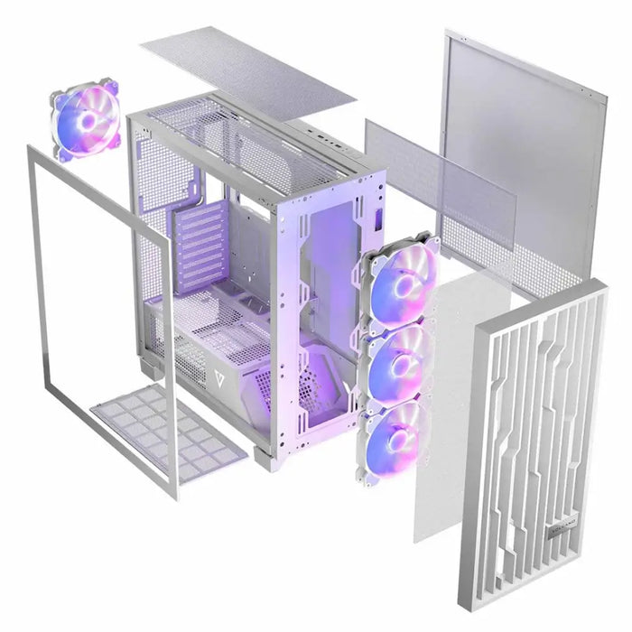 MODECOM Case VOLCANO PERUN APEX ARGB MIDI White - Computer casesOBU-OBU<<<CasesOBU<<<ActionPL