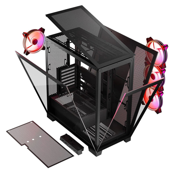 MODECOM Volcano SPACE APEX ARGB MIDI USB 3.0 X 2 CYPE-C - Computer casesOBU-OBU<<<CasesOBU<<<ActionPL